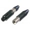 NC3MF-C fiche XLR m&acirc;le-femelle convertible 3 broches