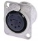 Embase XLR femelle 5 broches NC5FD-LX