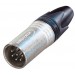 NEUTRIK Connecteur XLR 6 points m&acirc;le NEUTRIK NC6MXX