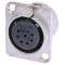 Embase XLR femelle 7 broches NC7FD-LX 