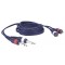 C&acirc;ble Jack Rca 3 m : 2 x Jack m&acirc;le 6,35 mono / 2 x Rca m&acirc;le 