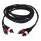 cable rca rca 3 metres audiophony