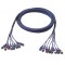 C&acirc;ble Rca 6 m : 8 x Rca m&acirc;le / 8 x Rca m&acirc;le 