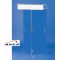 Pupitre plexiglas orateur pliant avec fronton