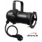 Projecteur PAR 16 noir 220 volts GU10 sans lampe 