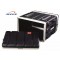 Flight case Rack ABS 6 U (267 mm) 19 pouces