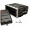 Flight case Rack ABS 4 U (178 mm) 19 pouces