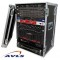 RR12 UAD Flight case Rack 12 U 19 p (534 mm)