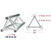 ASD Structure alu triangulaire 290 mm 100 cm
