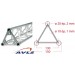 ASD Structure alu triangulaire 150 mm 50 cm