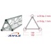 ASD Structure alu triangulaire 150 mm 200 cm 