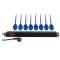 Panel rack 19 pouces avec 8 prises PC 10-16 ampères arrière