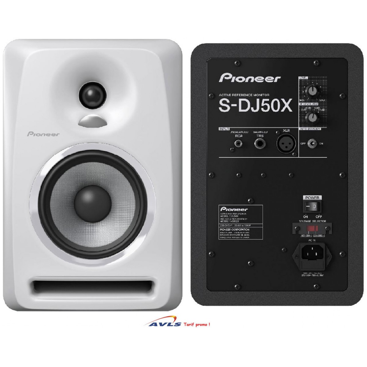 Enceinte monitoring PIONEER S-DJ50X - AVLS Paris