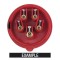 CEE Form 16A 5 Pin Wallmount Male