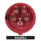 CEE Form 16A 5 Pin Wallmount Female