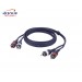 AVLS cable rca male rca femelle 75 cm