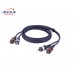 AVLS cable rca male rca femelle 3 metres