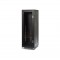 Baie 19 pouces 8U, porte, fond, serrure, roulettes