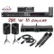 PACK8 KARAOKE 280W 2 Enceintes 140 w + 2 micros HF