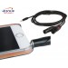 DAP AUDIO Câble XLR mini Jack Bretelle 1.5 m : 2 x XLR mâle / 1 x Jack stéréo 3,5