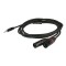 C&acirc;ble XLR mini Jack 1.5 m : 2 XLR m&acirc;le 1 Jack st&eacute;r&eacute;o 3,5