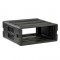 Flight case Rack ABS 4 U (178 mm) 19 p capot avant & arrière