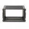 flight case Rack ABS 6 U (267 mm) 19 p capot avant & arrière