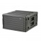 flight case Rack ABS 6 U (267 mm) 19 p capot avant & arrière