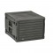 Flight case Rack ABS 8 U (356 mm) 19 p capot avant & arrière