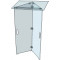 Pupitre plexiglas orateur pliant avec fronton