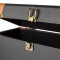 Valise pour vinyle noir / bronze