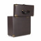 Valise pour vinyle bois sombre