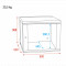 Baie 19 Pouces rack 6U type coffre